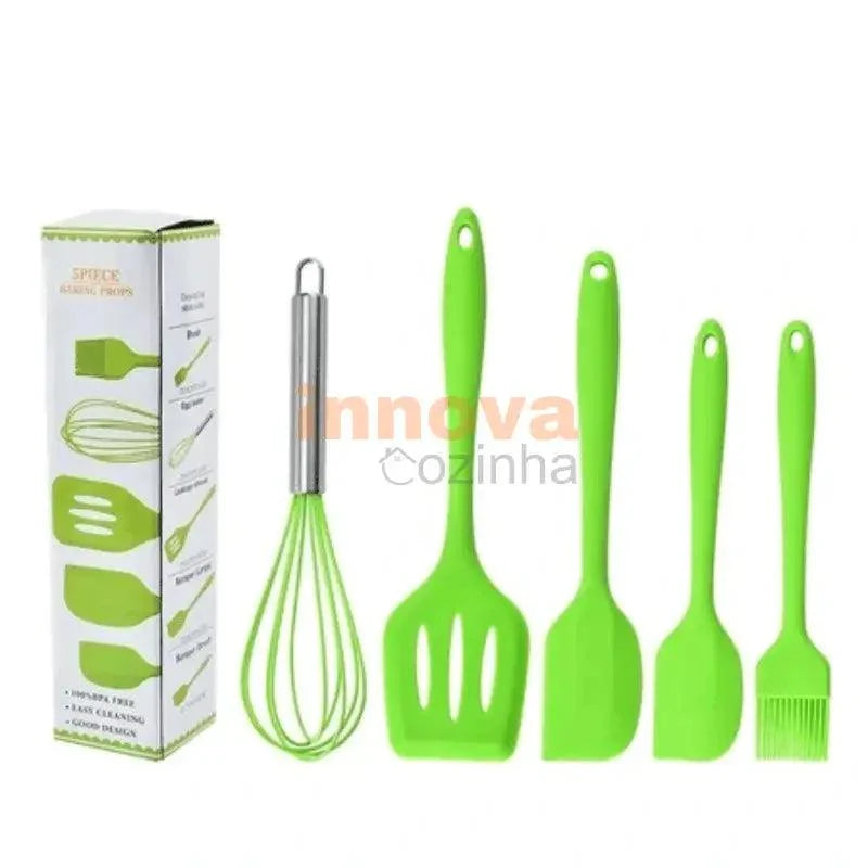 Kit Gourmet 12 Peças em Silicone & Bambu | MasterChef InnovaCozinha