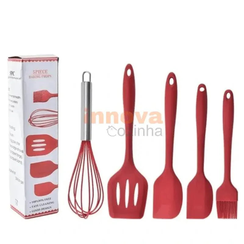 Kit Gourmet 12 Peças em Silicone & Bambu | MasterChef InnovaCozinha