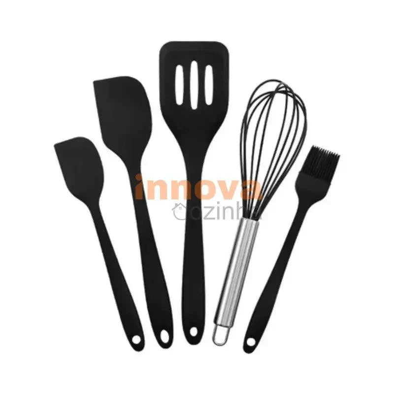 Kit Gourmet 12 Peças em Silicone & Bambu | MasterChef InnovaCozinha