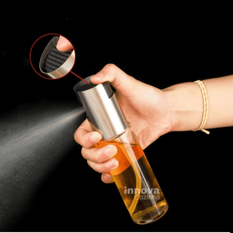 Spray Gourmet Innova | Porta Óleo Azeite Vinagre | Borrifador em Vidro 100ml