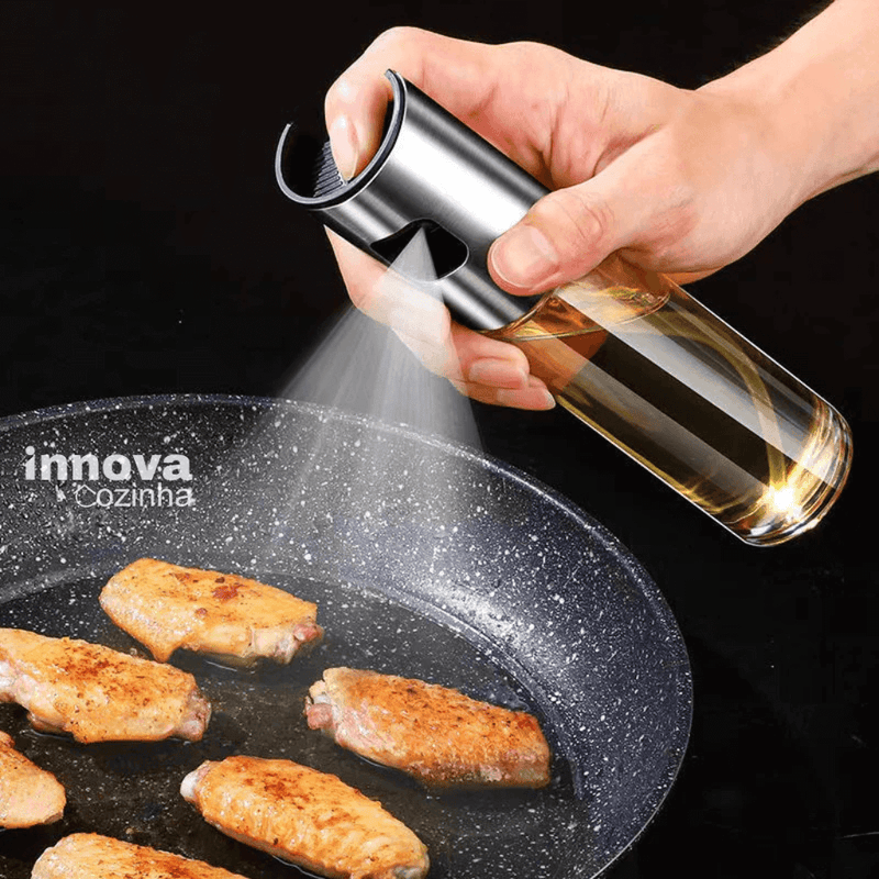 Spray Gourmet Innova | Porta Óleo Azeite Vinagre | Borrifador em Vidro 100ml